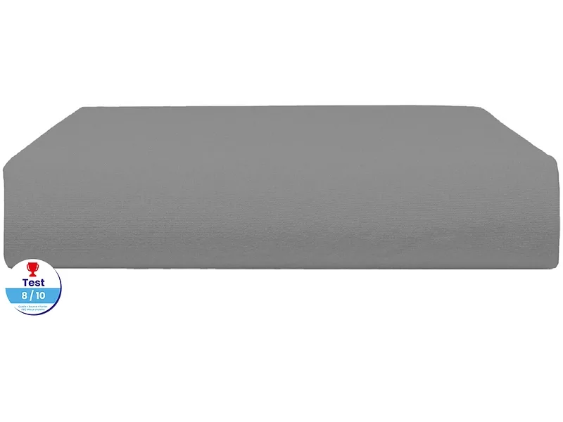 Fixleintuch DH JERSEY PEIGNE 180x200cm grau