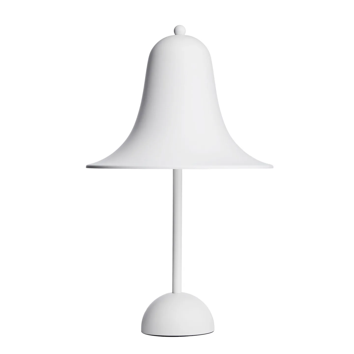 Pantop Tischleuchte Ø23 Matt White - Verpan - Wohnzimmer - Design - Metall - Mit Schirm
