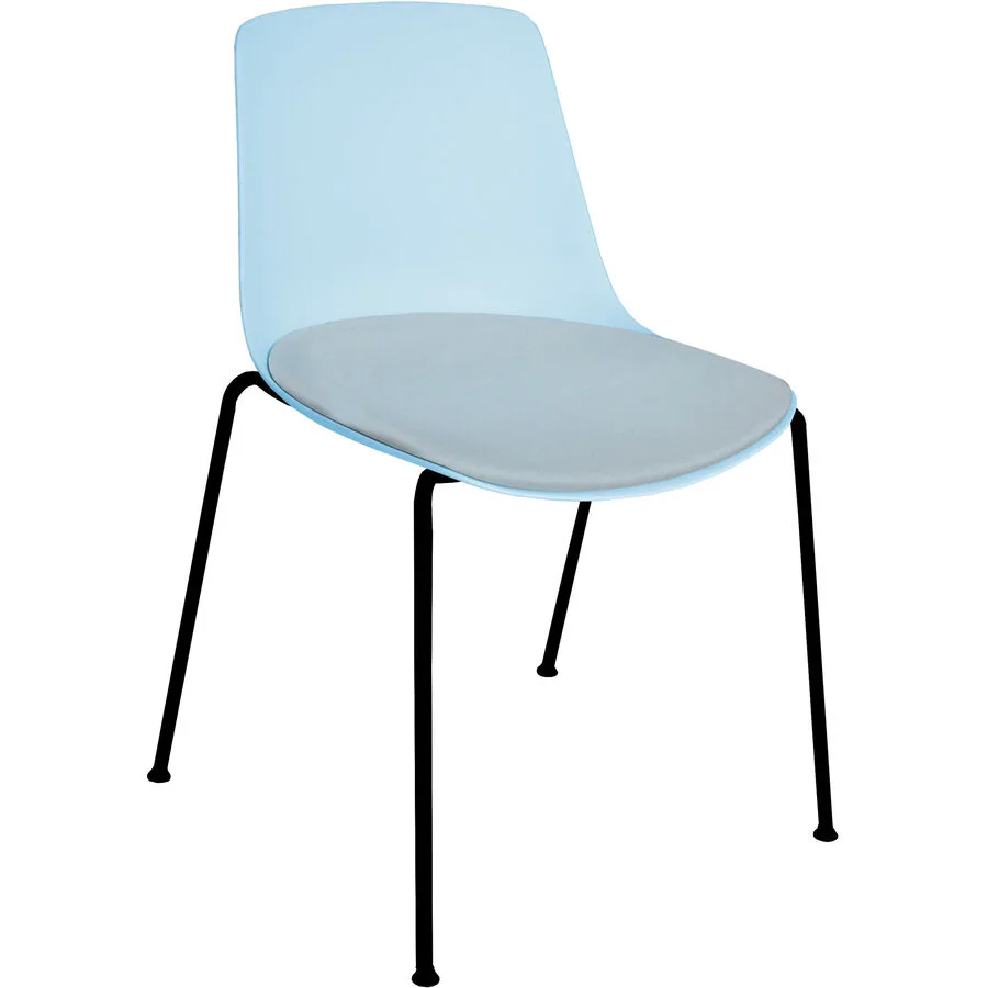 Bürostuhl Livio hellblau Polypropylen H 88 cm