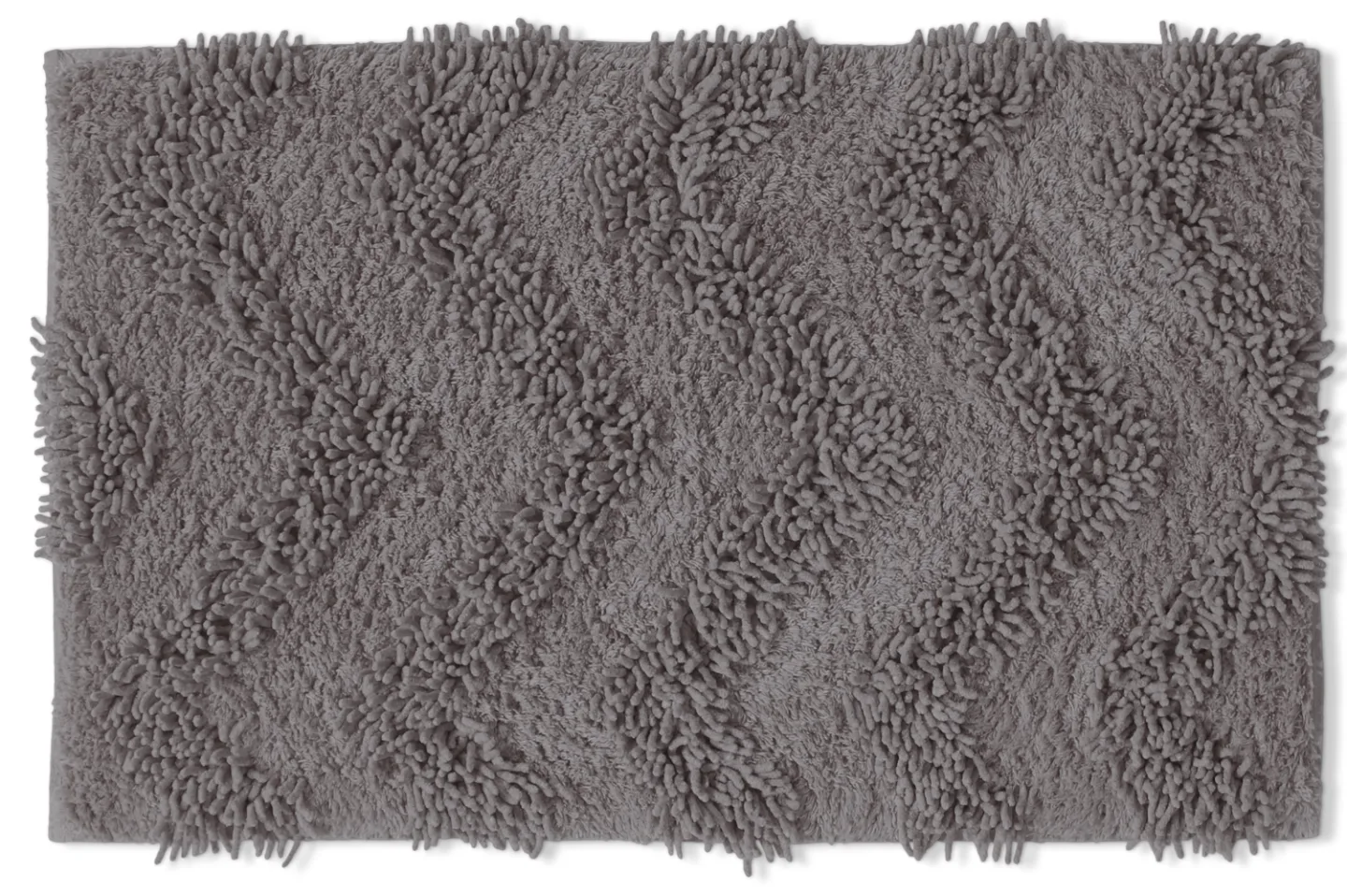 Baderomsmatte - Tressa (mørkegrå) (Størrelse: 50 x 80 cm)