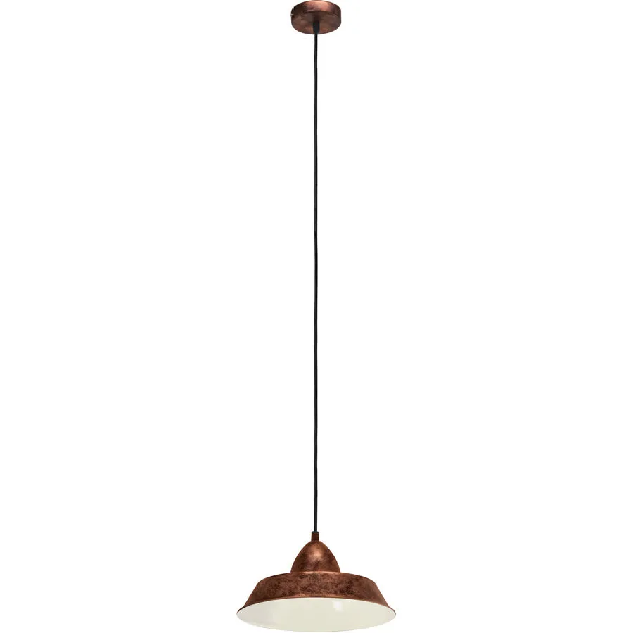 Eglo Pendellampe Auckland Kupfer Stahl 26 cm 110 cm - Farbe: kupfer antik
