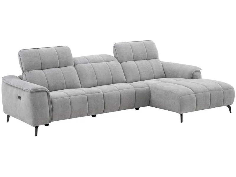 Ecksofa DIAN Stoff grau