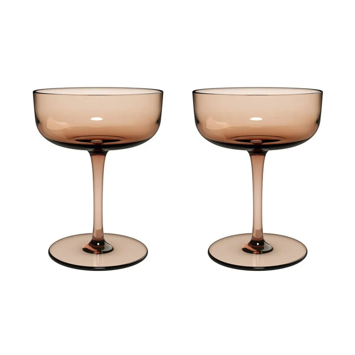 Villeroy & Boch Like Champagnerglas coupe 10 cl 2er Pack Clay