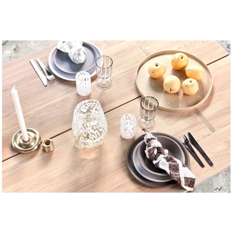 Krug OYOY Transparent/Weiss Glas 2 l