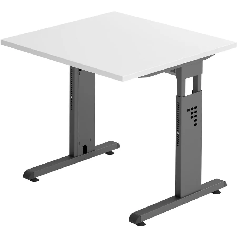 Schreibtisch Office weiss Holzwerkstoff B 80 T 80 cm