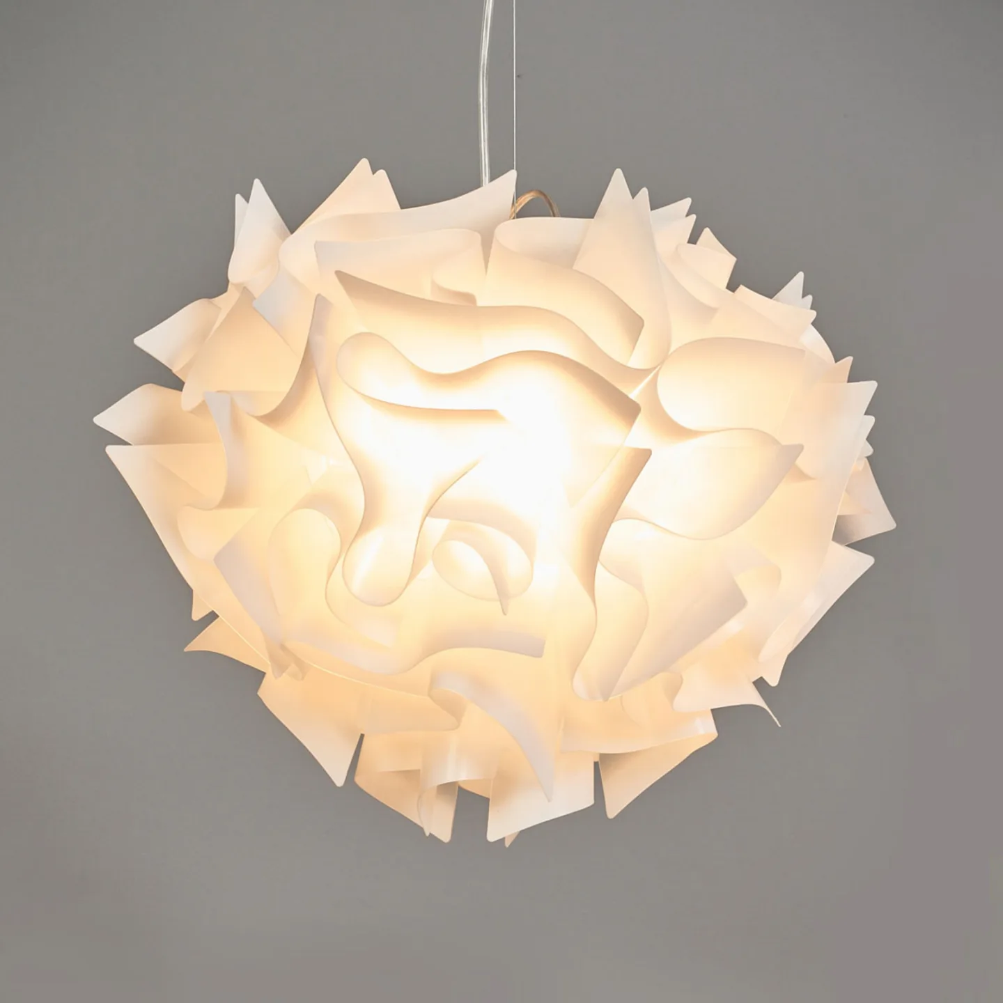 Veli Pendelleuchte Weiß - SLAMP - Wohnzimmer - Design - Kunststoff - Einflammig