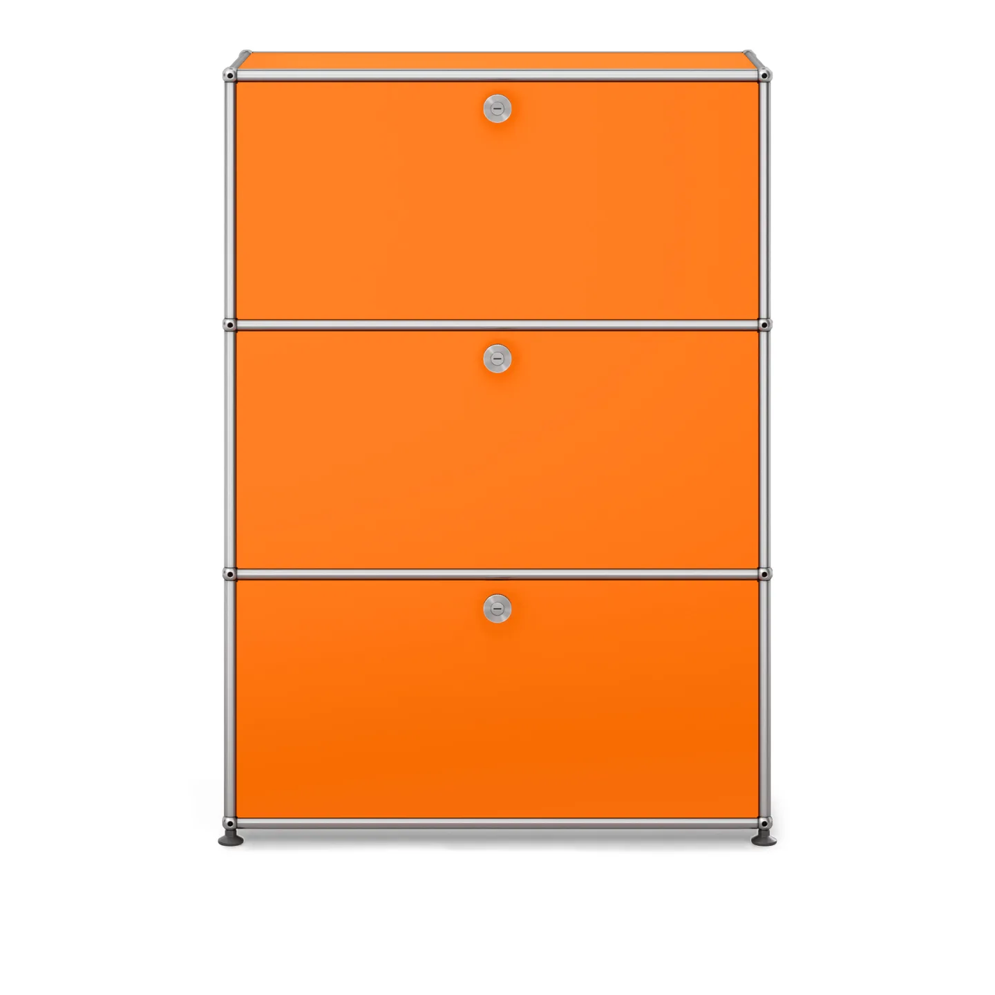 USM - USM Haller Shelf G1 Pure Orange - Skåp och vitrinskåp - Fritz Haller & Paul Schärer - Orange