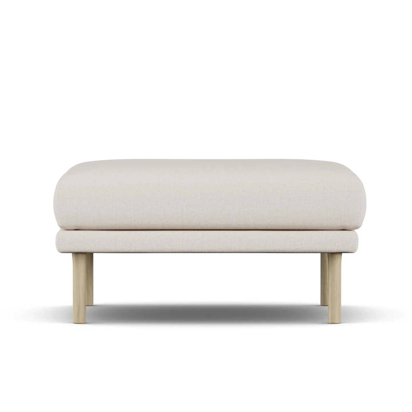 1898 Sjövik Fußhocker Same Off White 6671-Eiche weiß geölt
