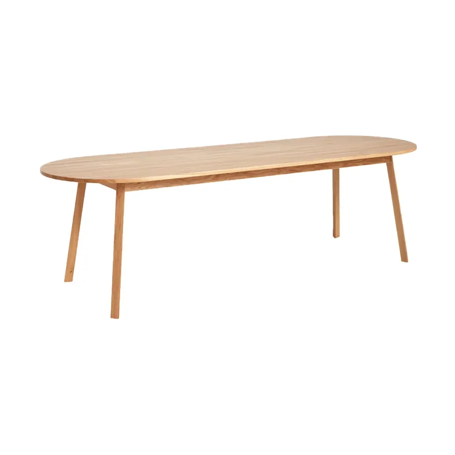 HAY Triangle Leg Esstisch Lackierte Eiche, 250x85 cm