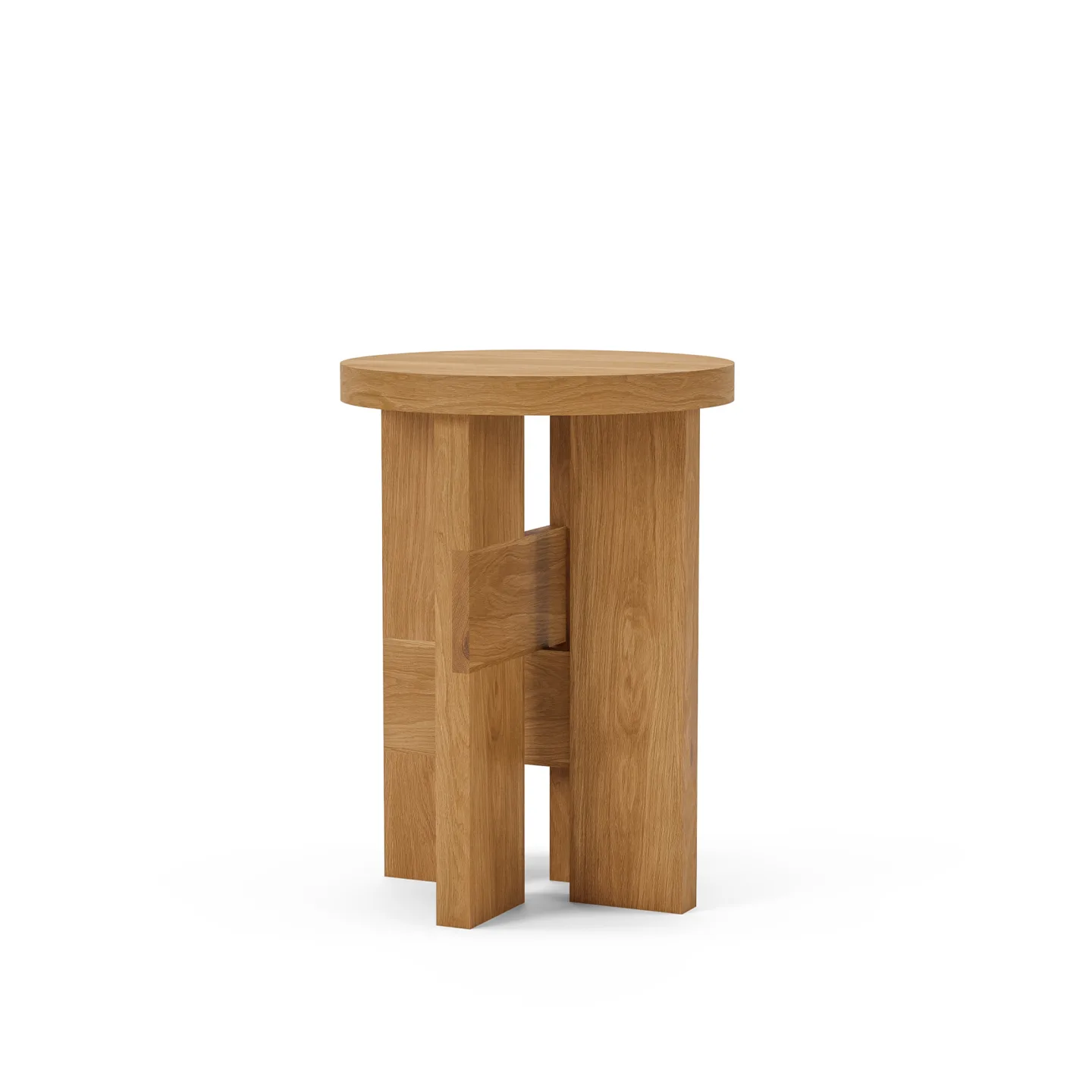 Thorup Copenhagen - Mio Stool And Side Table Oak - Sidobord - Kasper Thorup - Träfärgad - Trä