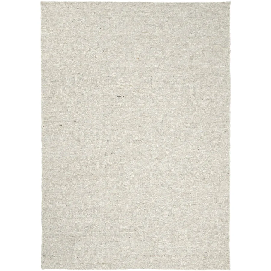 Teppich Logmar Weiss Wolle 200 cm 300 cm - Farbe: ivory