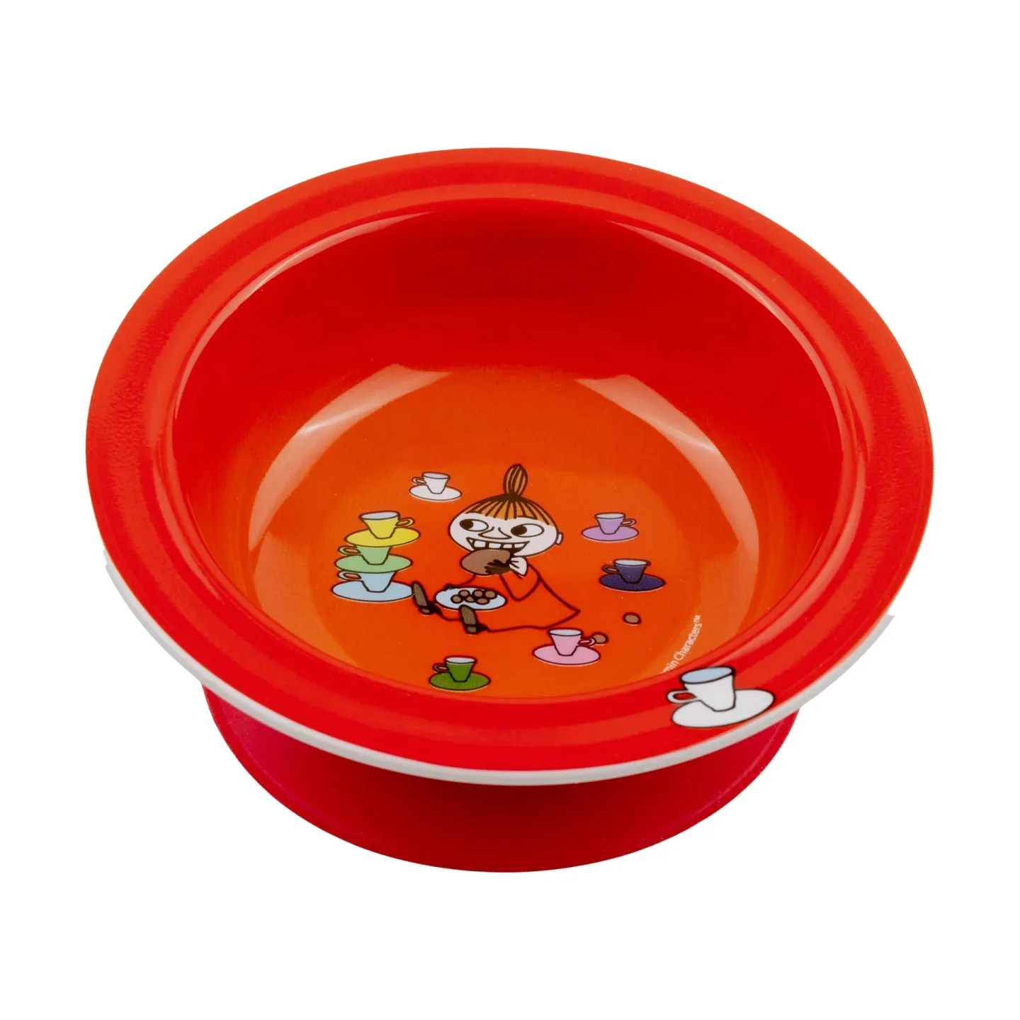 Rätt Start Mumin Little My Teller mit Saugnapf Ø15,5 cm Rot