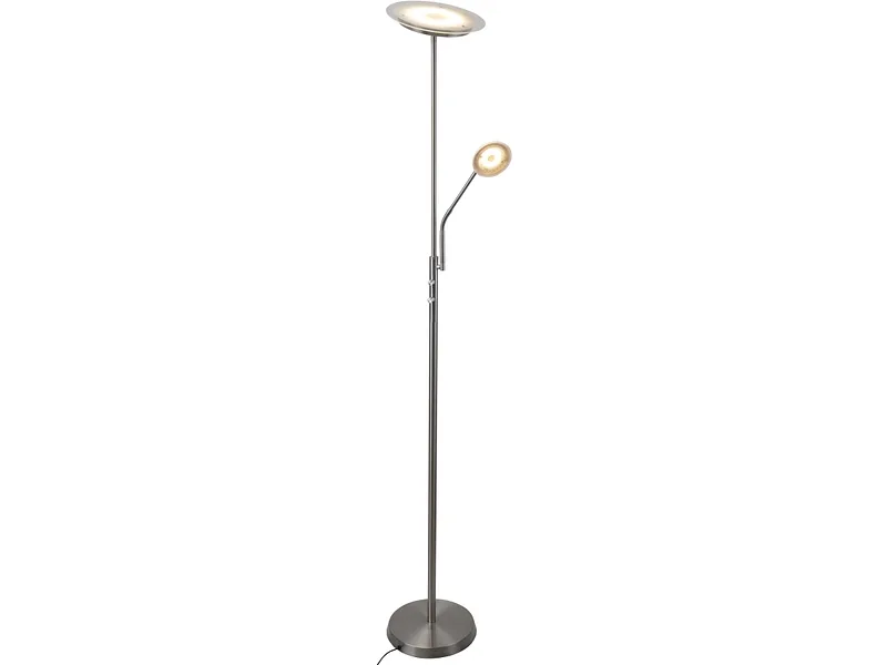 Stehlampe LED SABI 180cm 18.5W silberfarben
