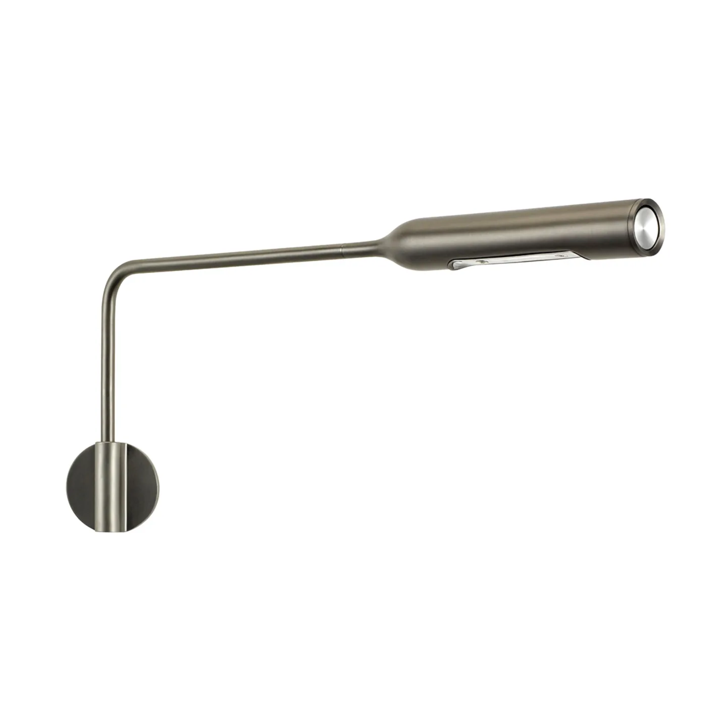 Lumina - Flo Wall vägglampa gunmetal - Sänglampor - Foster + Partners - Silver,Grå - Metall