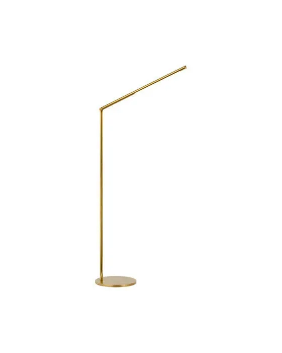 Cona Large Articulating Floor Lamp Brass