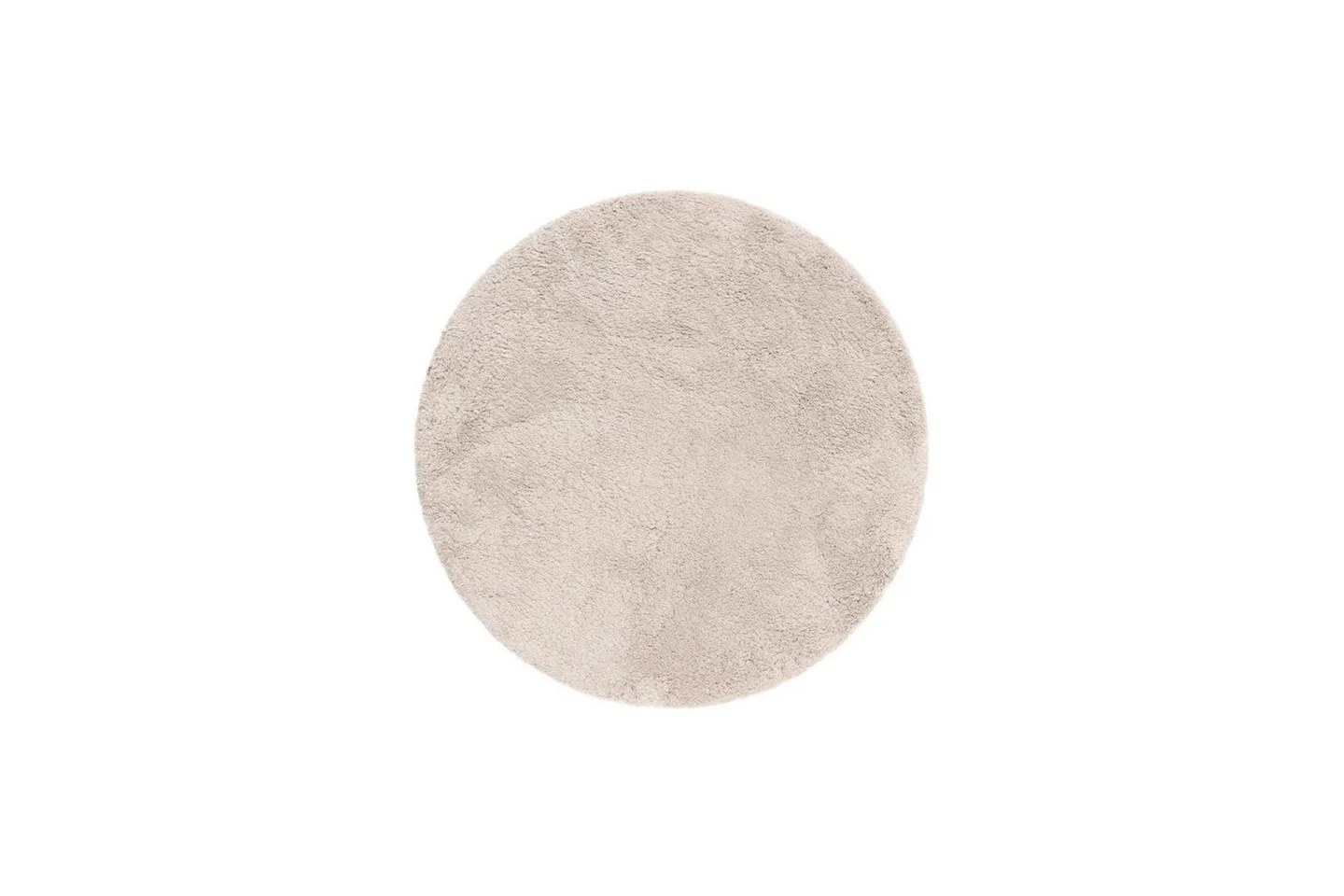 Ryamatta Royal Deluxe Rund - 160x160 cm, Greige