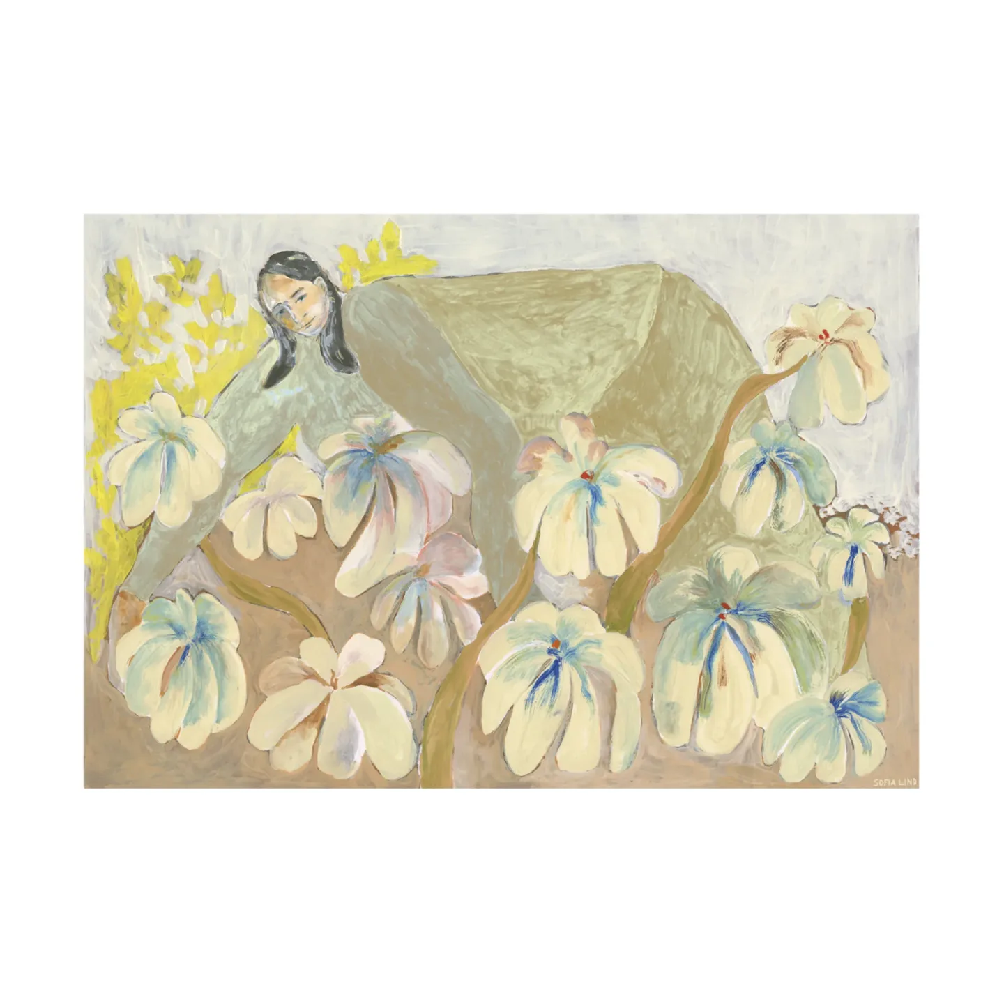 Fine Little Day Rose garden Poster 50 x 70cm