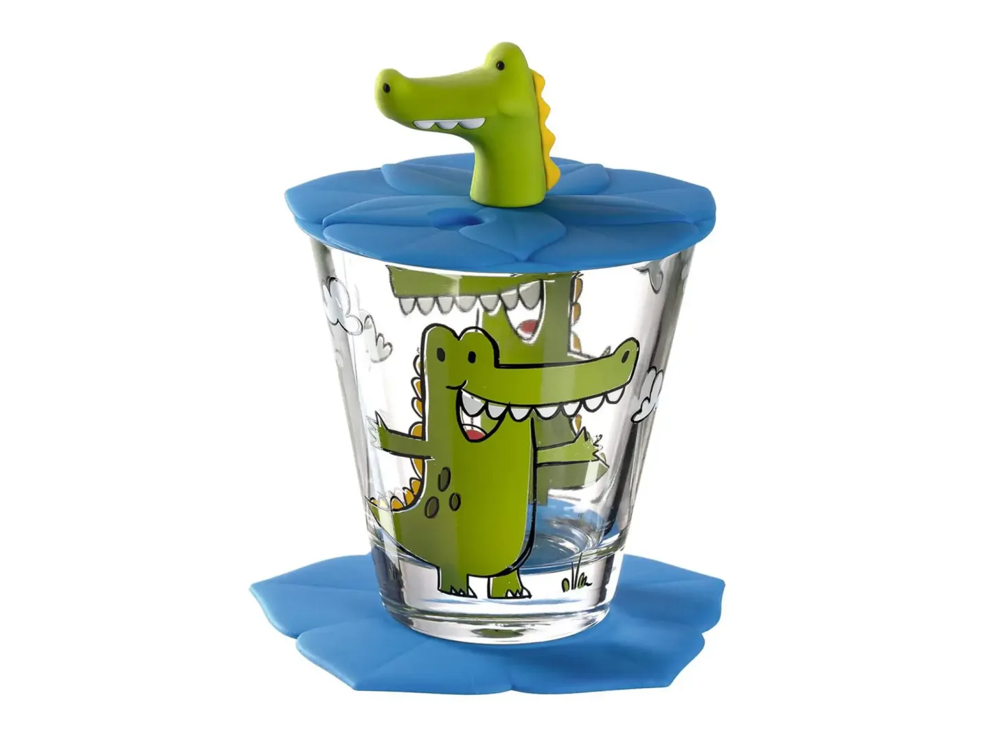 Alltron Trinkglas Für Kinder Bambini Krokodil, 215 ml, 3-teilig Transparent | Schubiger Möbel