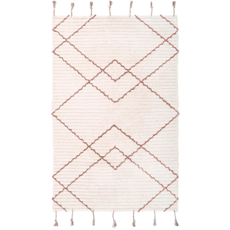Kinderteppich Madelief Natural Baumwolle 100 x 150 cm