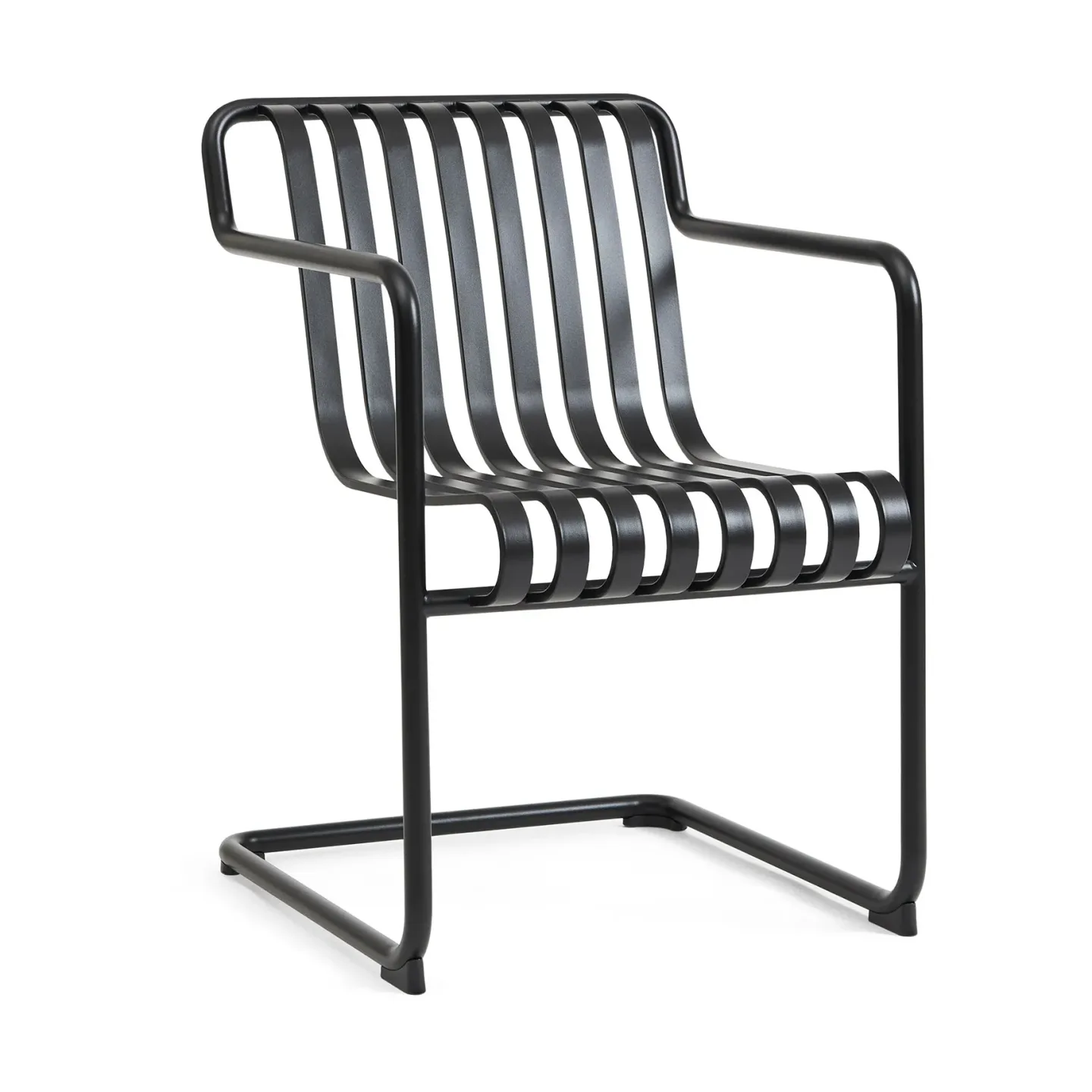 HAY Palissade Cantilever Dining Armlehnstuhl Anthracite