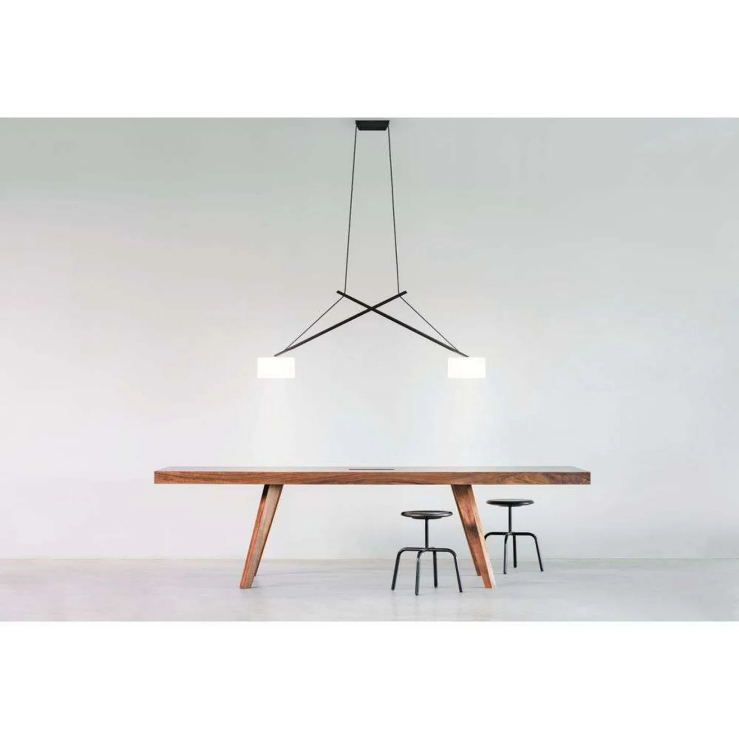 Twin LED Pendel Black - Serien Lighting - Stue - Plast