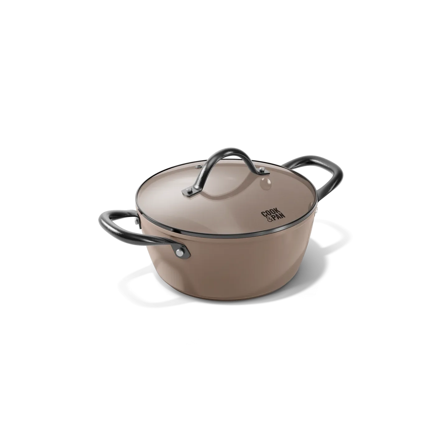 Taupe of Mind Kochtopf mit Deckel 22 cm