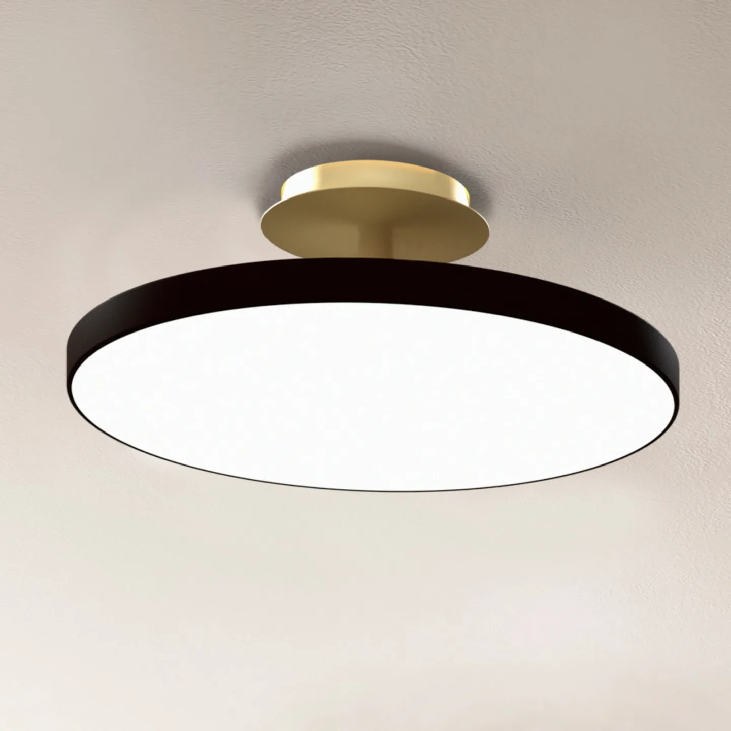 Asteria UP PLUS LED-Deckenlampe, schwarz, 31 cm, CCT - UMAGE - Wohnzimmer - Design - Metall - Mit Abstand