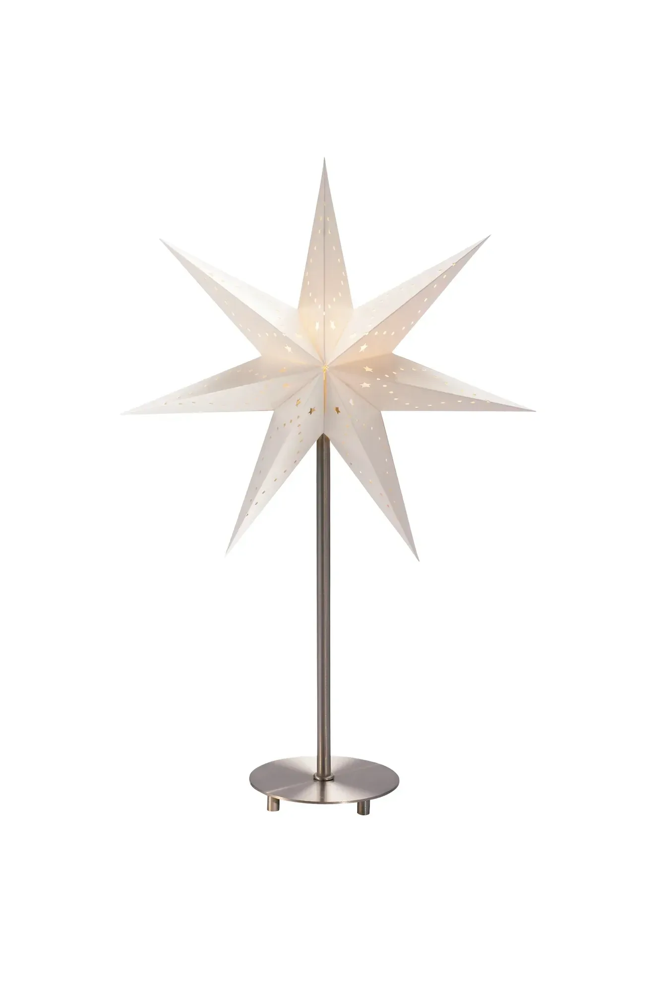 Saturnus Stern Weiß 35 cm