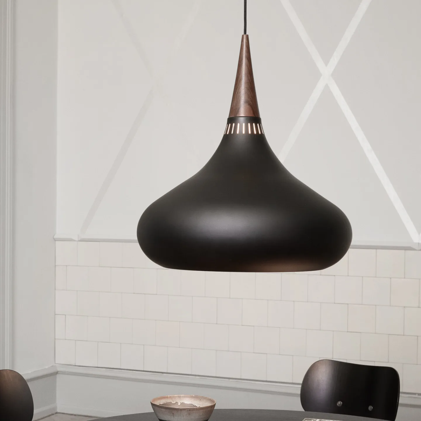 Fritz Hansen Orient P3 Pendelleuchte Schwarz