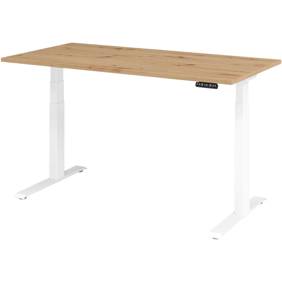 Schreibtisch Office Asteiche Holzwerkstoff B 160 T 80 cm