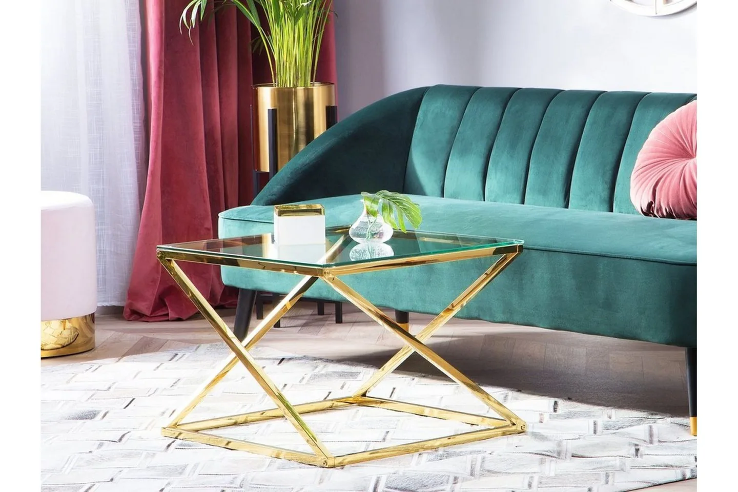 Beverly Soffbord 60 cm - Guld