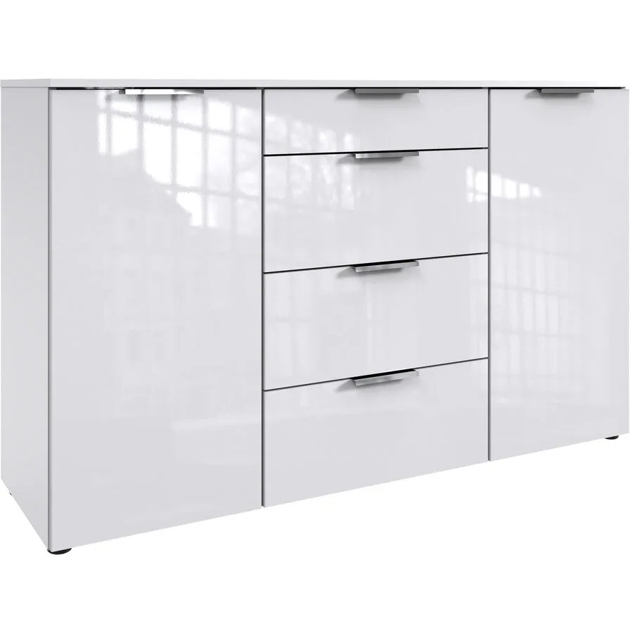 Kommode Sanko Weiss Holzwerkstoff 135 cm 41 cm