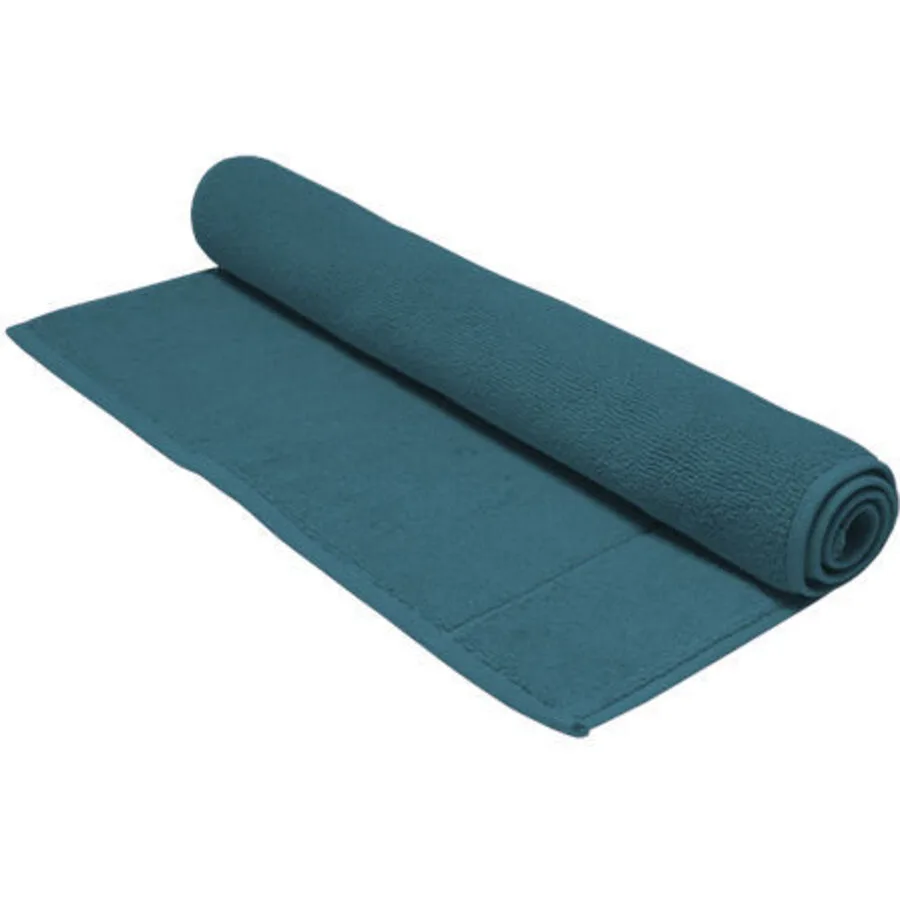 Living Home Badteppich Softfeel petrol Baumwolle 50 x 80 cm Rechteckig