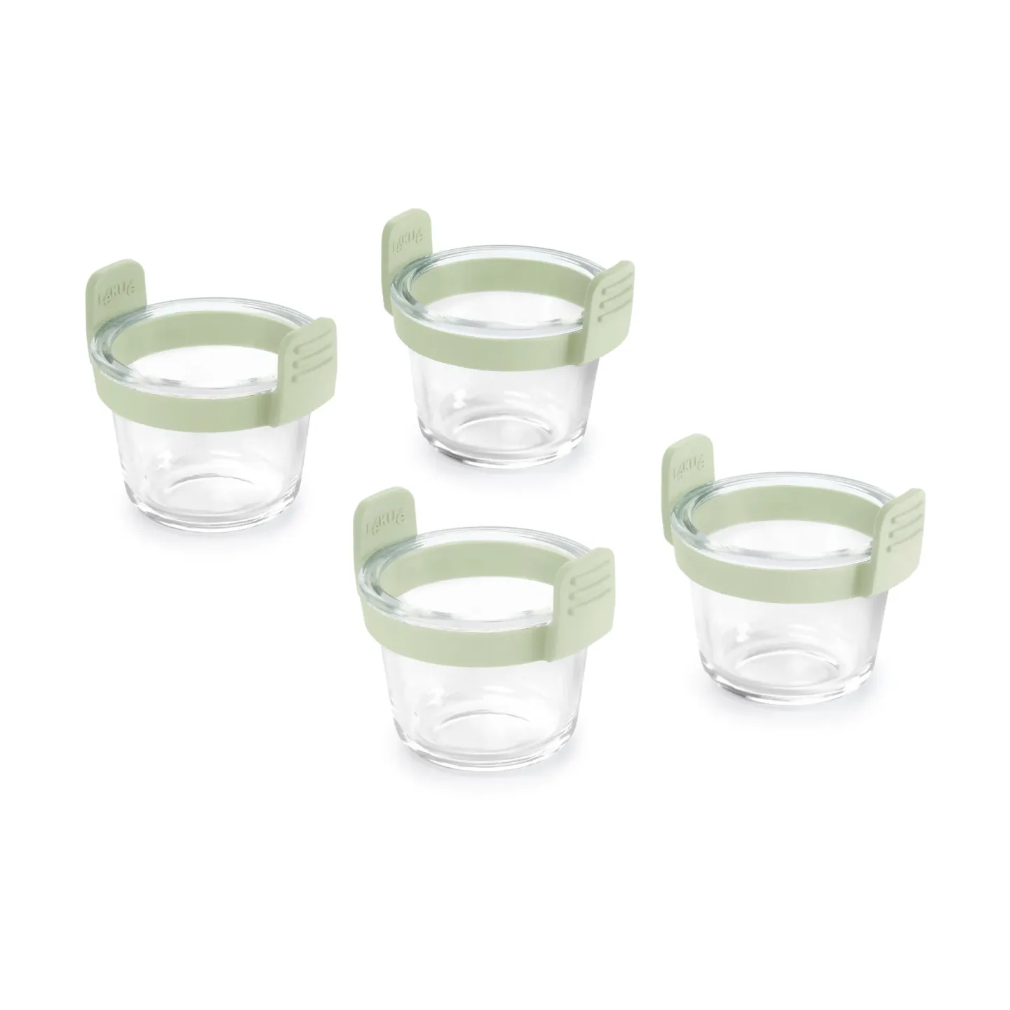 Lékué Lékué Air Fryer Glastasse mini 4-teilig Transparent