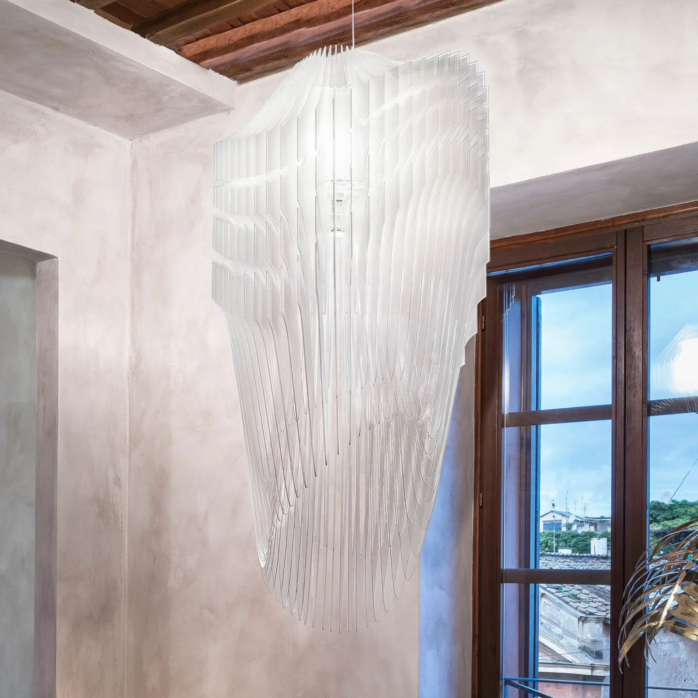 Avia Pendant S White - SLAMP - Wohnzimmer - Design - Kunststoff - Einflammig