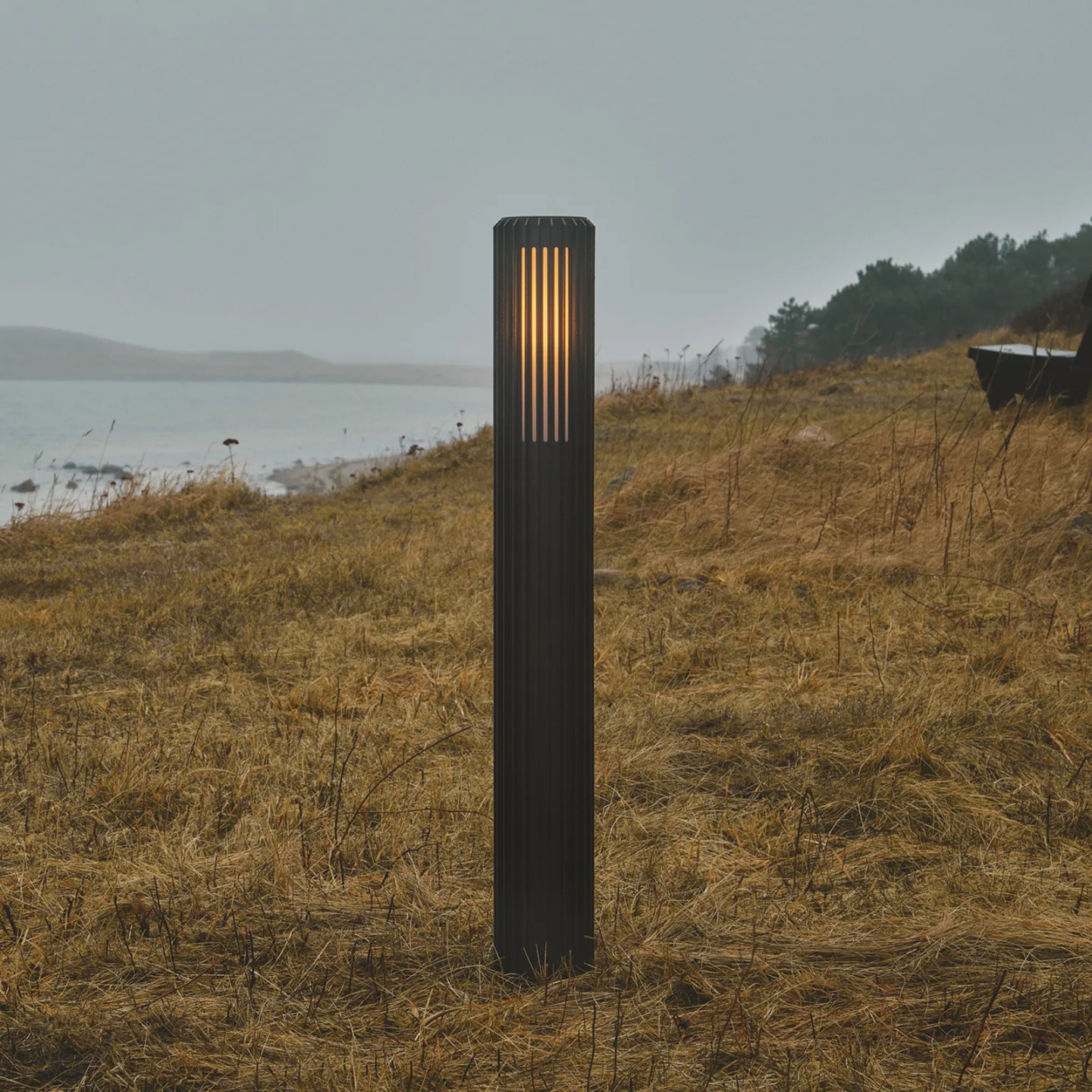 Aludra 95 Gartenleuchte Seaside Black - Nordlux - Aluminium - Einflammig