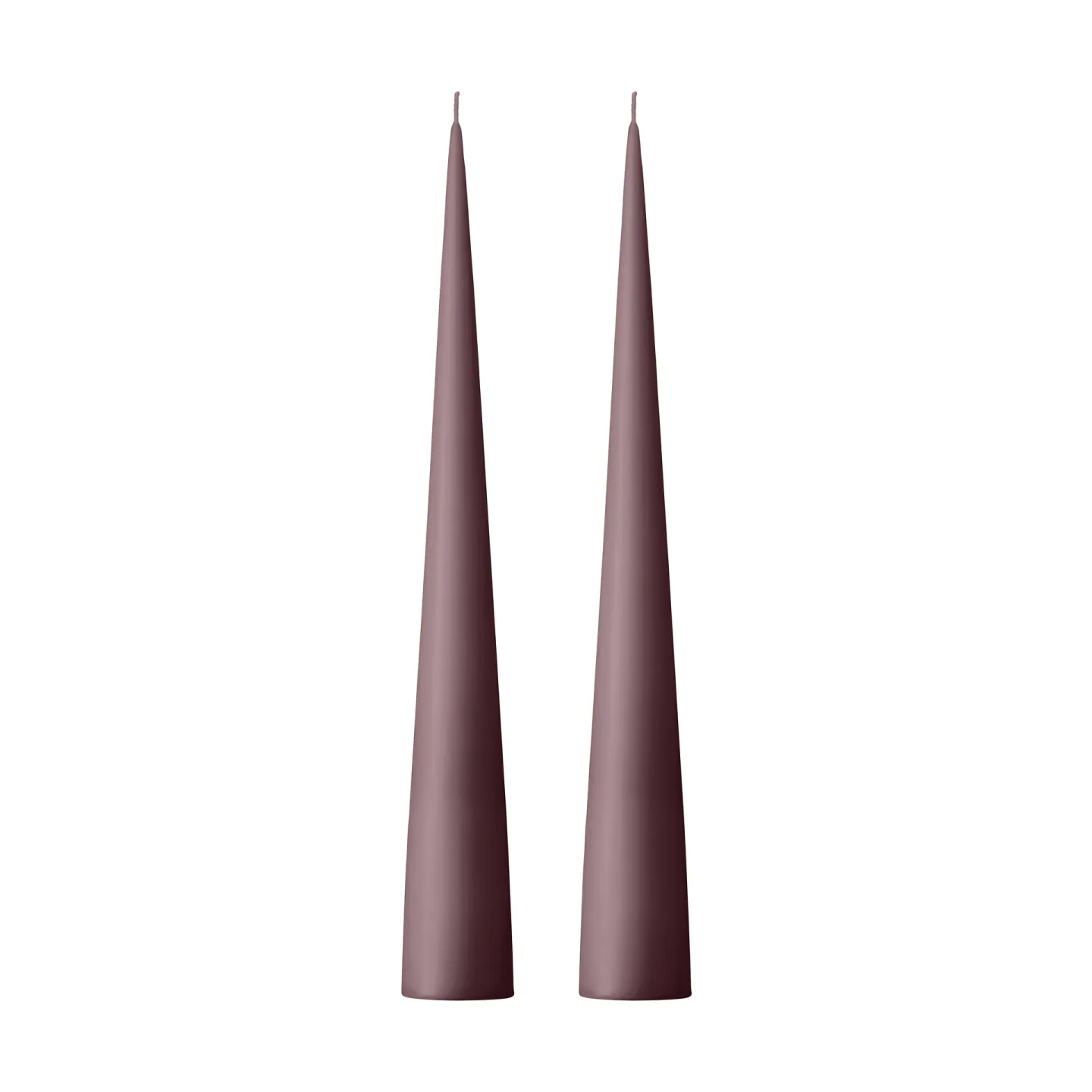 ester & erik ester & erik Kegelkerze 37cm 2er Pack matt Winter rose 84