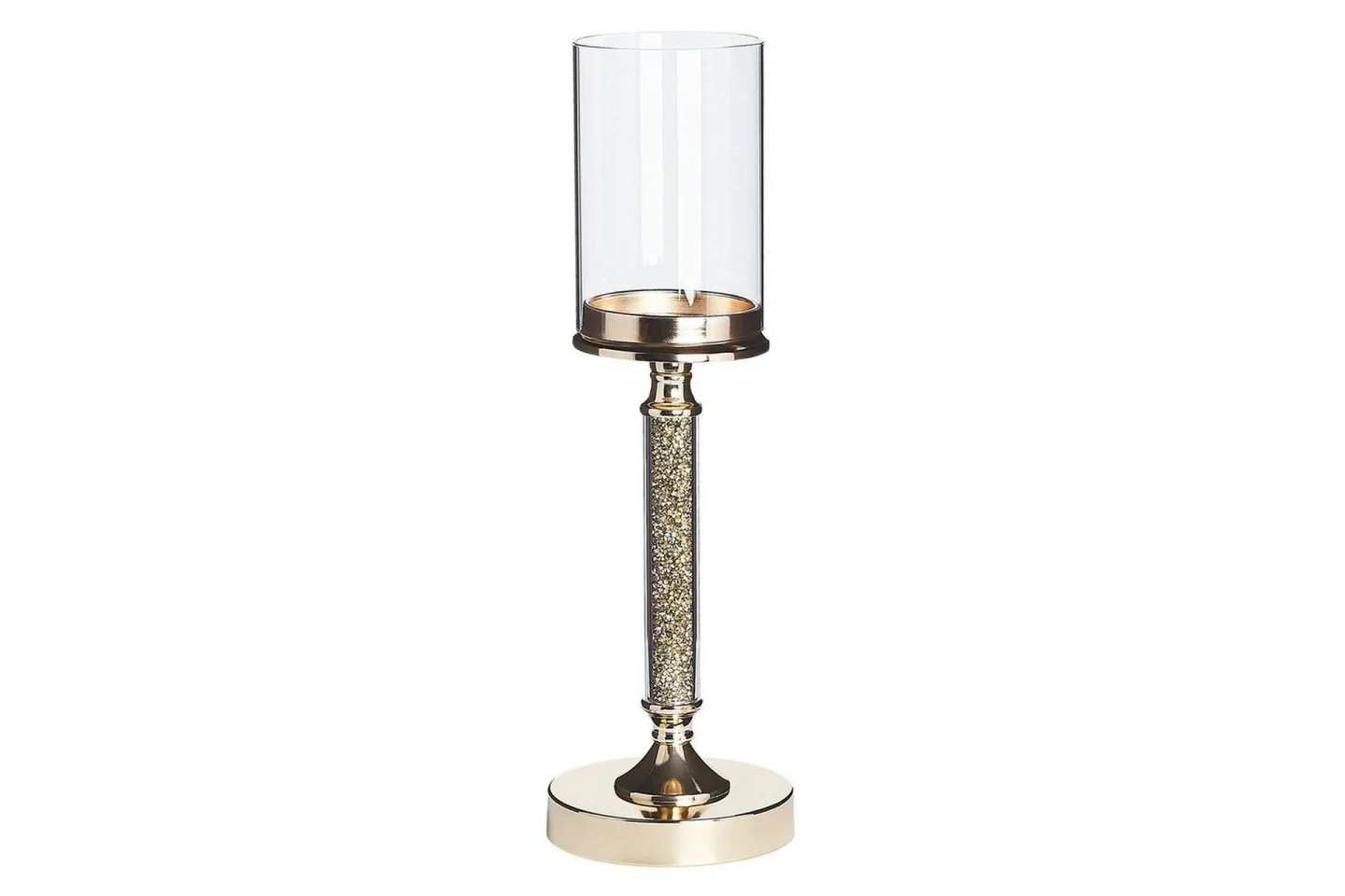 Ljusstake Abbeville Guld, 13x13x41 cm - Guld, 13x13x41 cm
