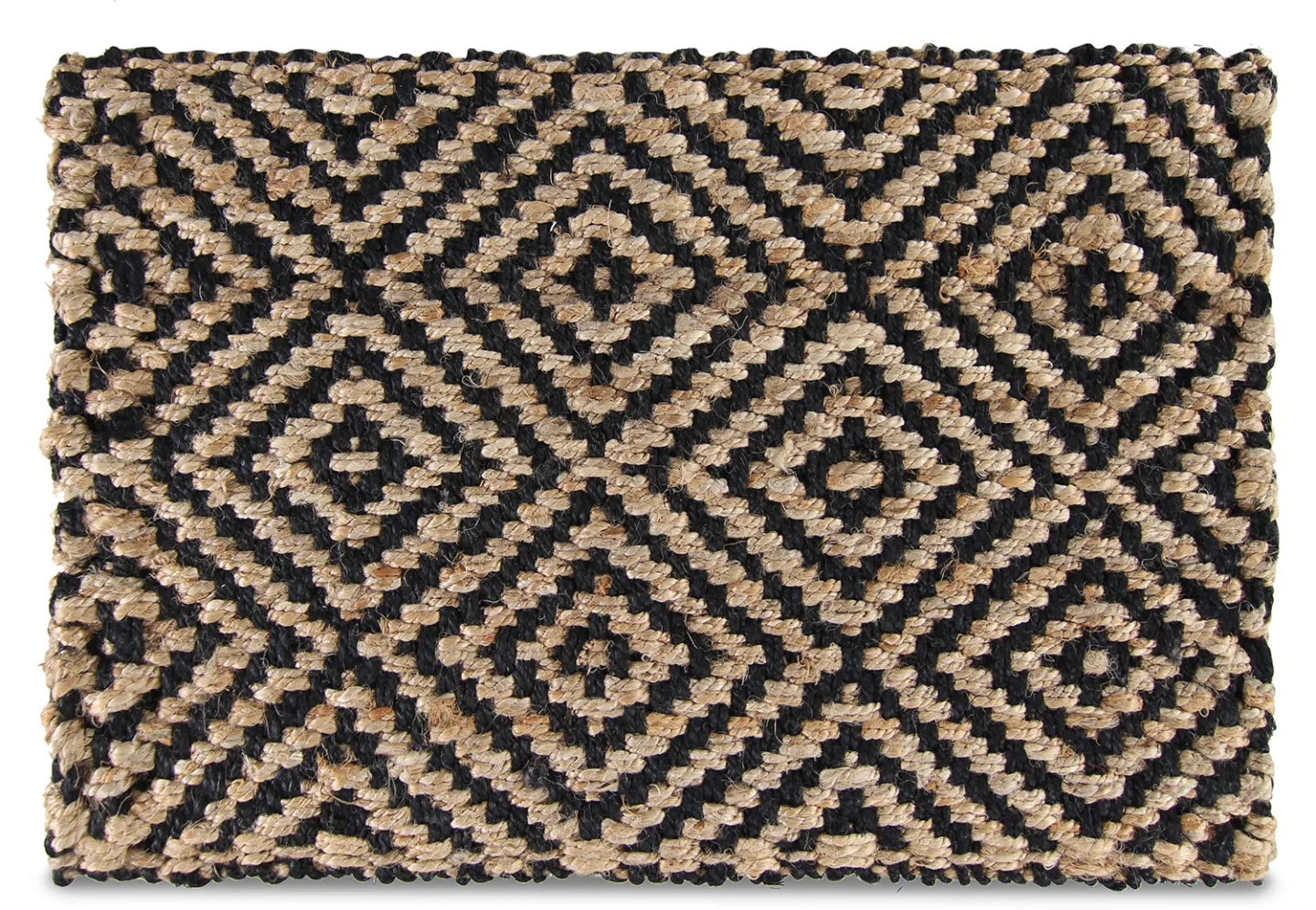Dørmatte - Amara (natur/svart) (Størrelse: 60 x 90 cm)