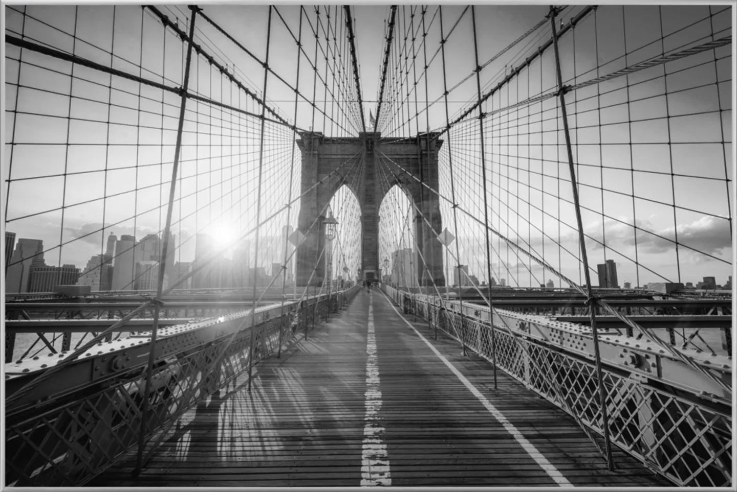 image LAND Bild mit Rahmen Brooklyn Bridge | Schubiger Möbel