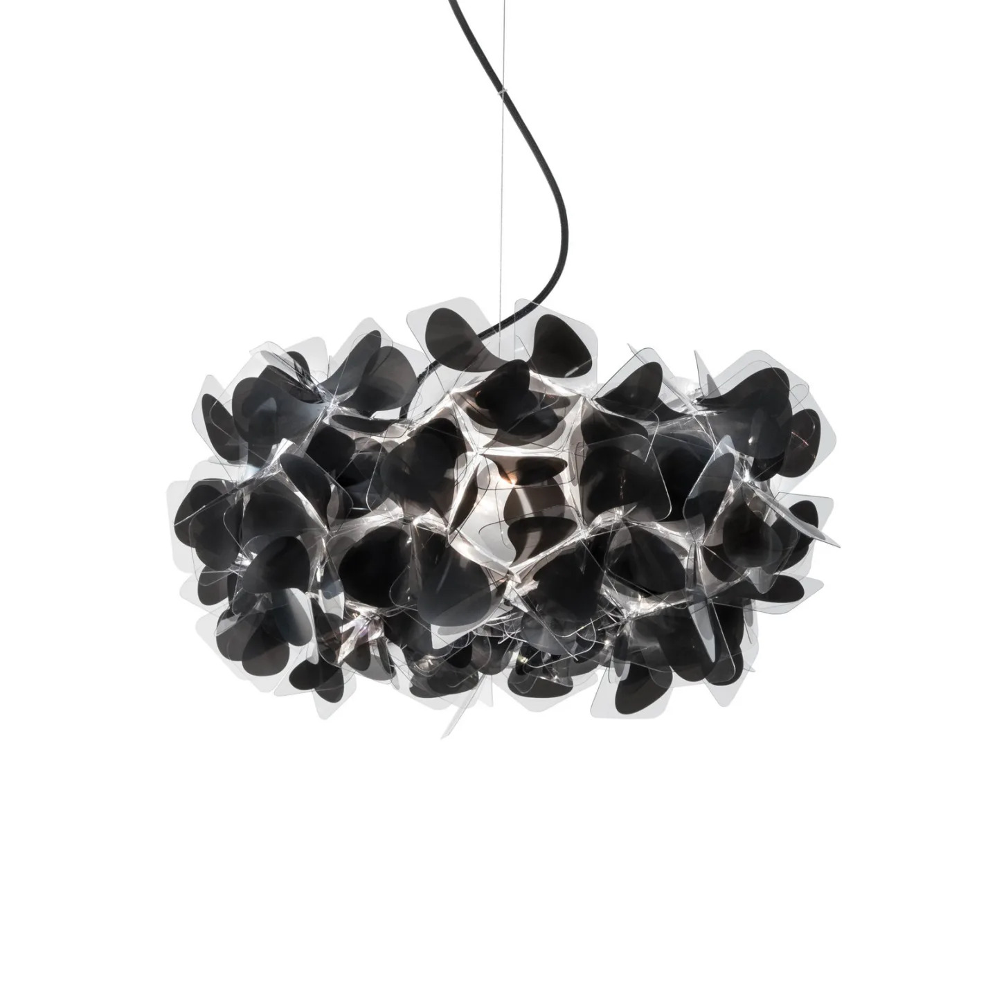 Clizia Pendelleuchte Mama Non Mama Black/Black - Slamp Clizia Mama Non Mama - Wohnzimmer - Design - Kunststoff - Mehrflammig