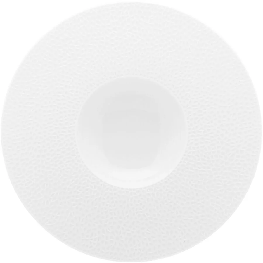 DEGRENNE Teller tief Collection L Fragment Weiss Porzellan 30 cm