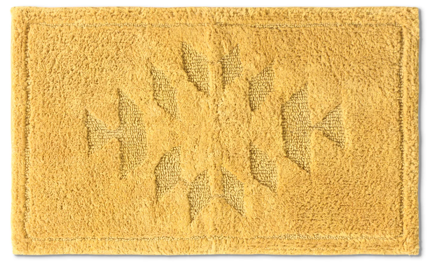 Baderomsmatte - Gertie (gul) (Størrelse: 50 x 80 cm)