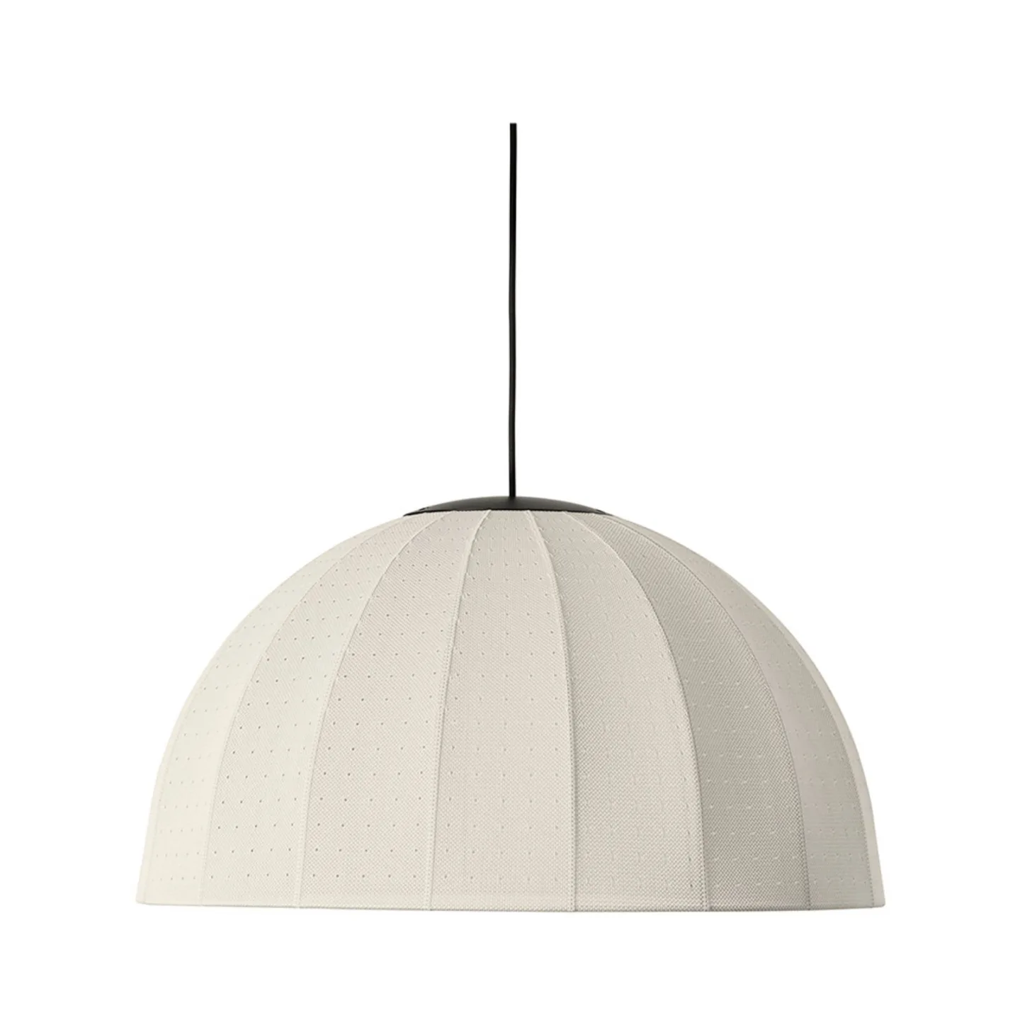 Mollis Taklampa Ø65 Off-White - Made By Hand - Sovrum - Tyg / textil