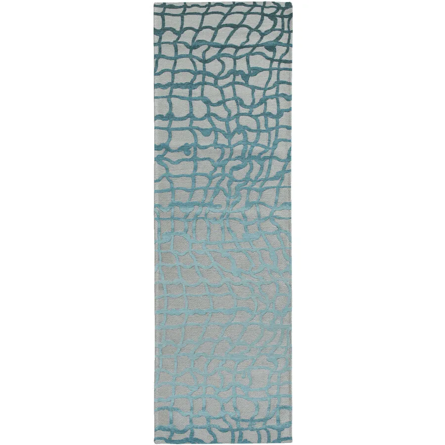 Teppich Dedalo Blau Polyester 80 cm 250 cm