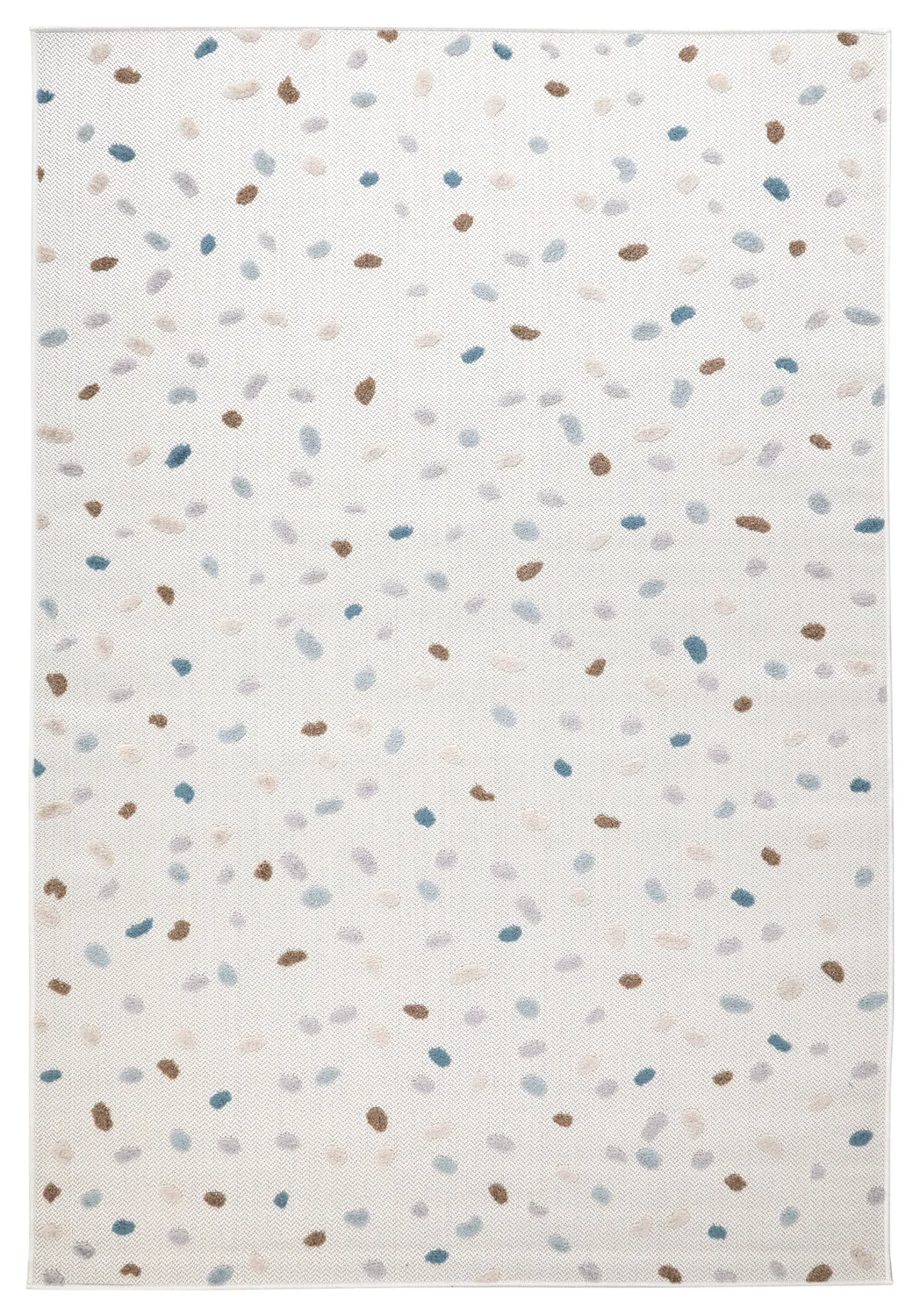 Barneteppe - Confetti (krem/multi) (Størrelse: 100 x 160 cm)