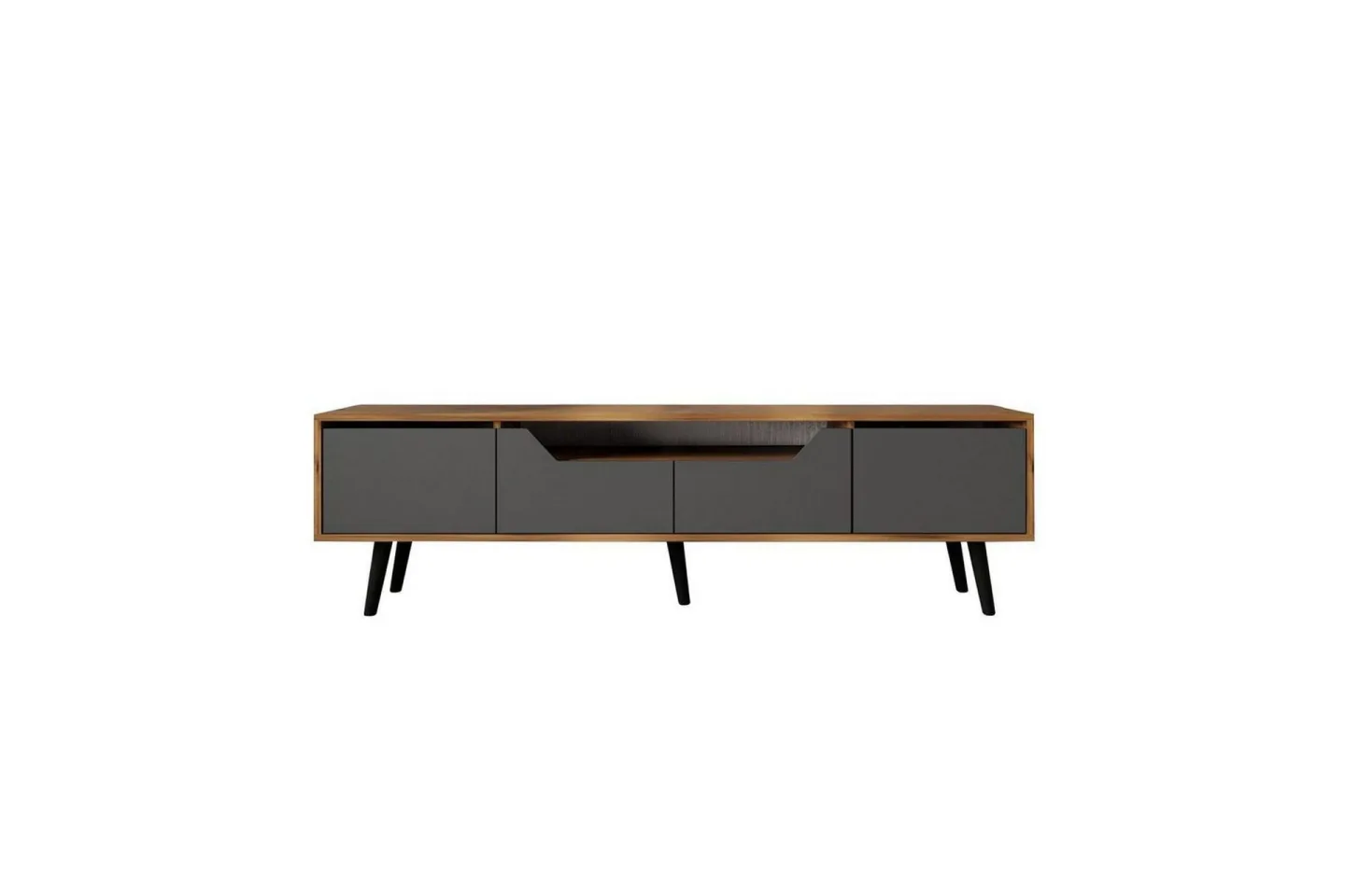 Kollumber Tv-stativ 180x30 cm - Valnöt/Antracit