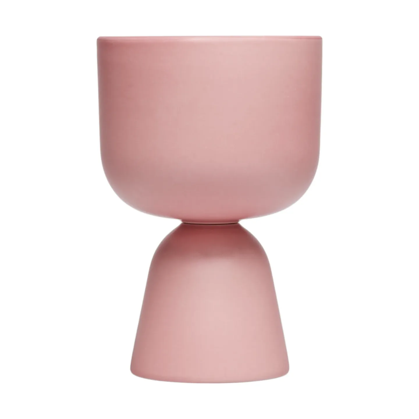 Iittala Nappula kruka Matt ros, 19x12,5 cm