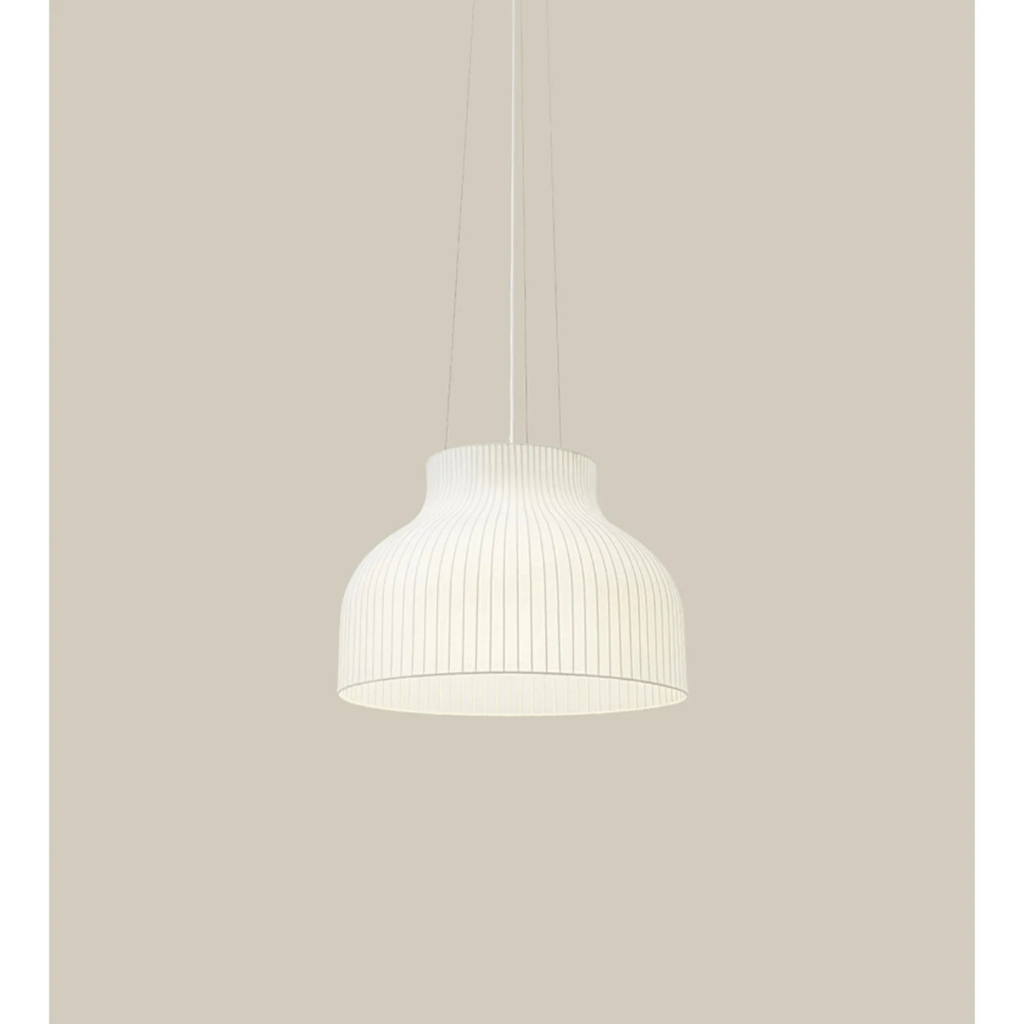 Strand Pendel Open Ø60 White - Muuto - Spisestue - Plast