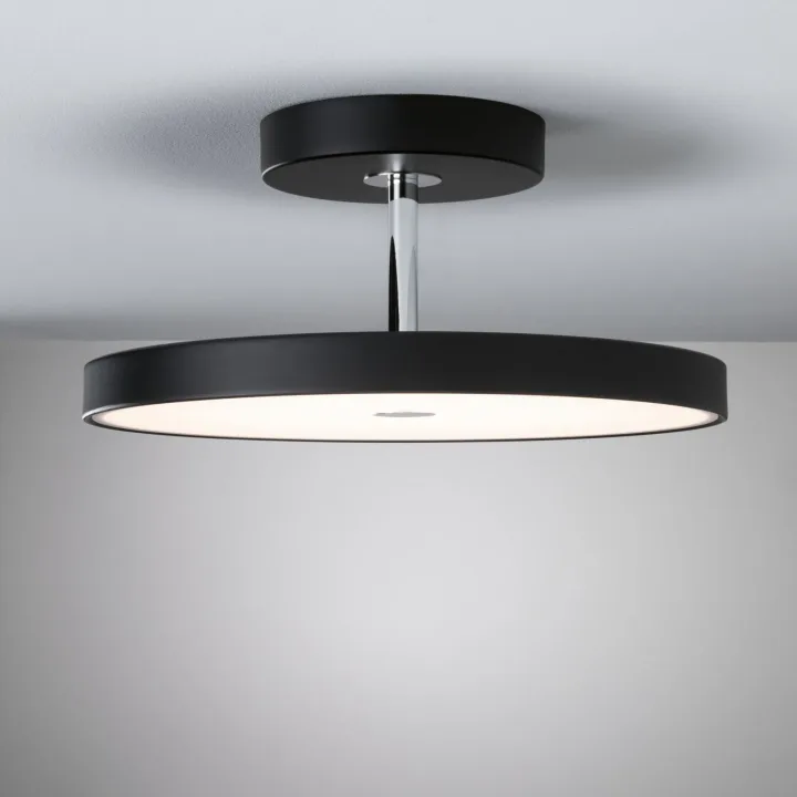 Hildor LED Plafond 3-step Dim. Matt Svart - Paulmann - Vardagsrum - Modern - Metall - Rund